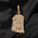 Bubble Iced Jesus Pendant