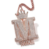 Custom Crown Bail Letter Pendant