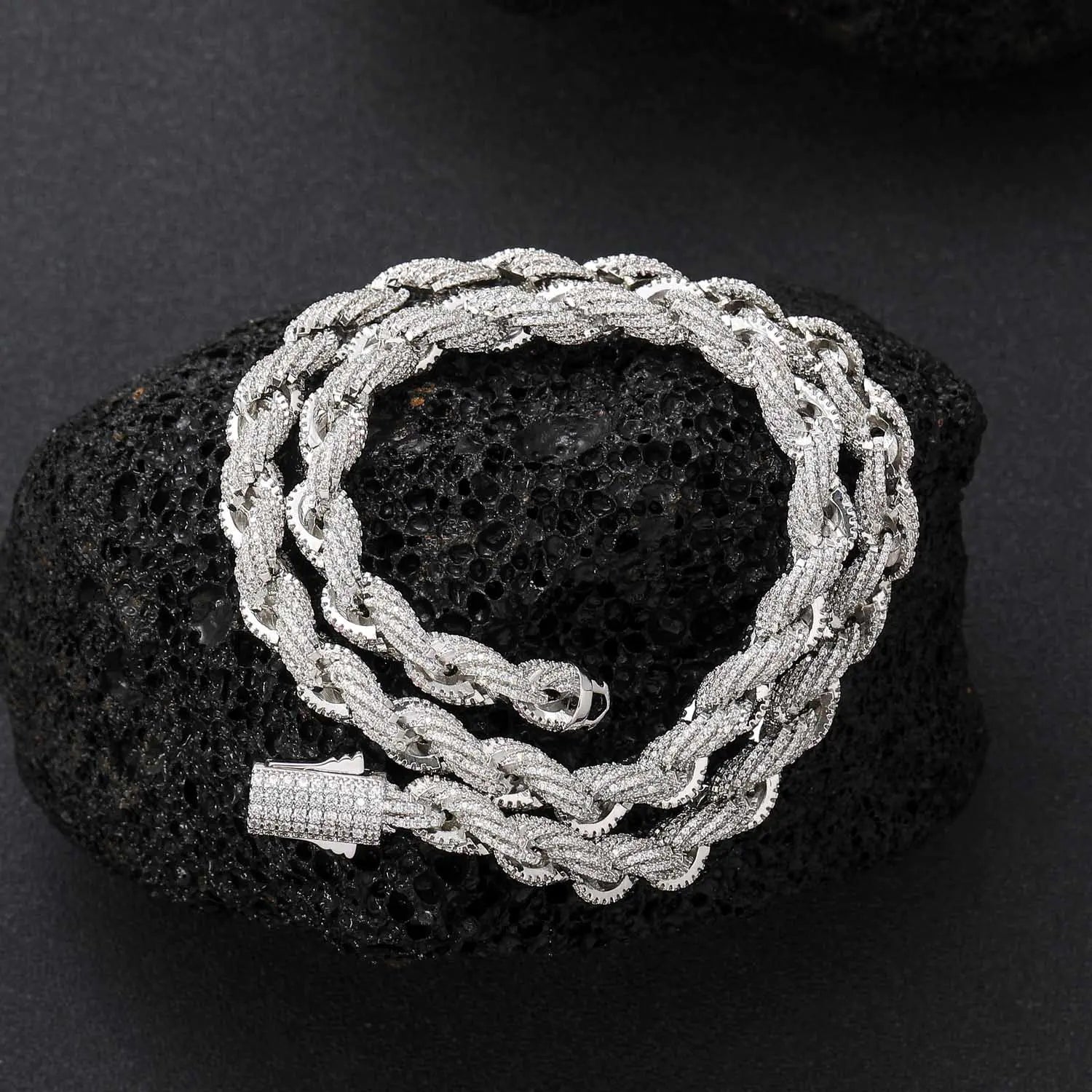 8MM Iced Rope Chain