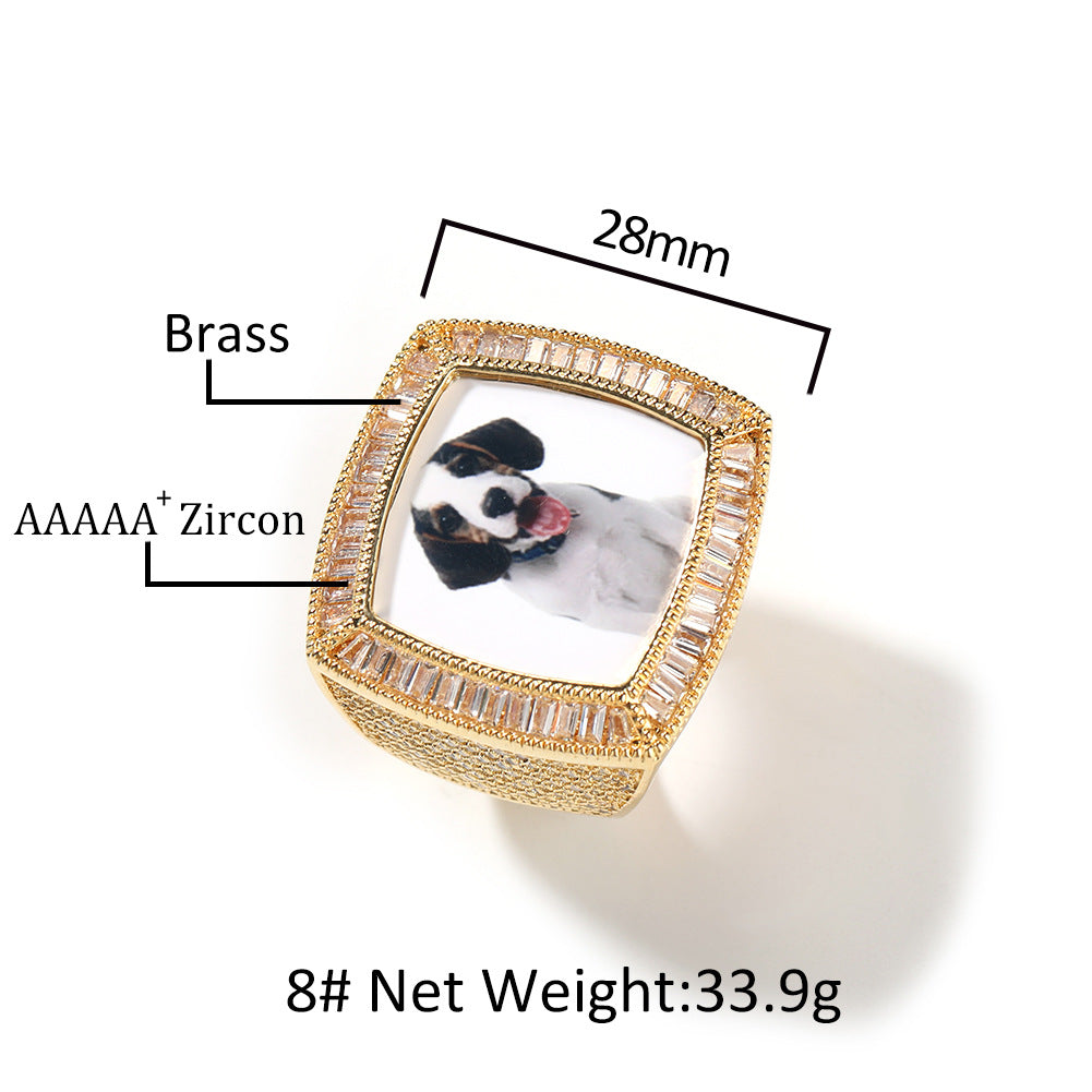 Custom Photo Champion Ring