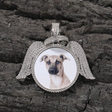 Custom Hola Wing Photo Pendant