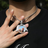 Custom Hola Wing Photo Pendant