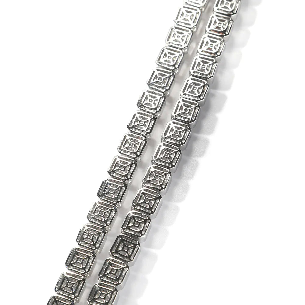 10MM Iced Cluster Tennis Chain