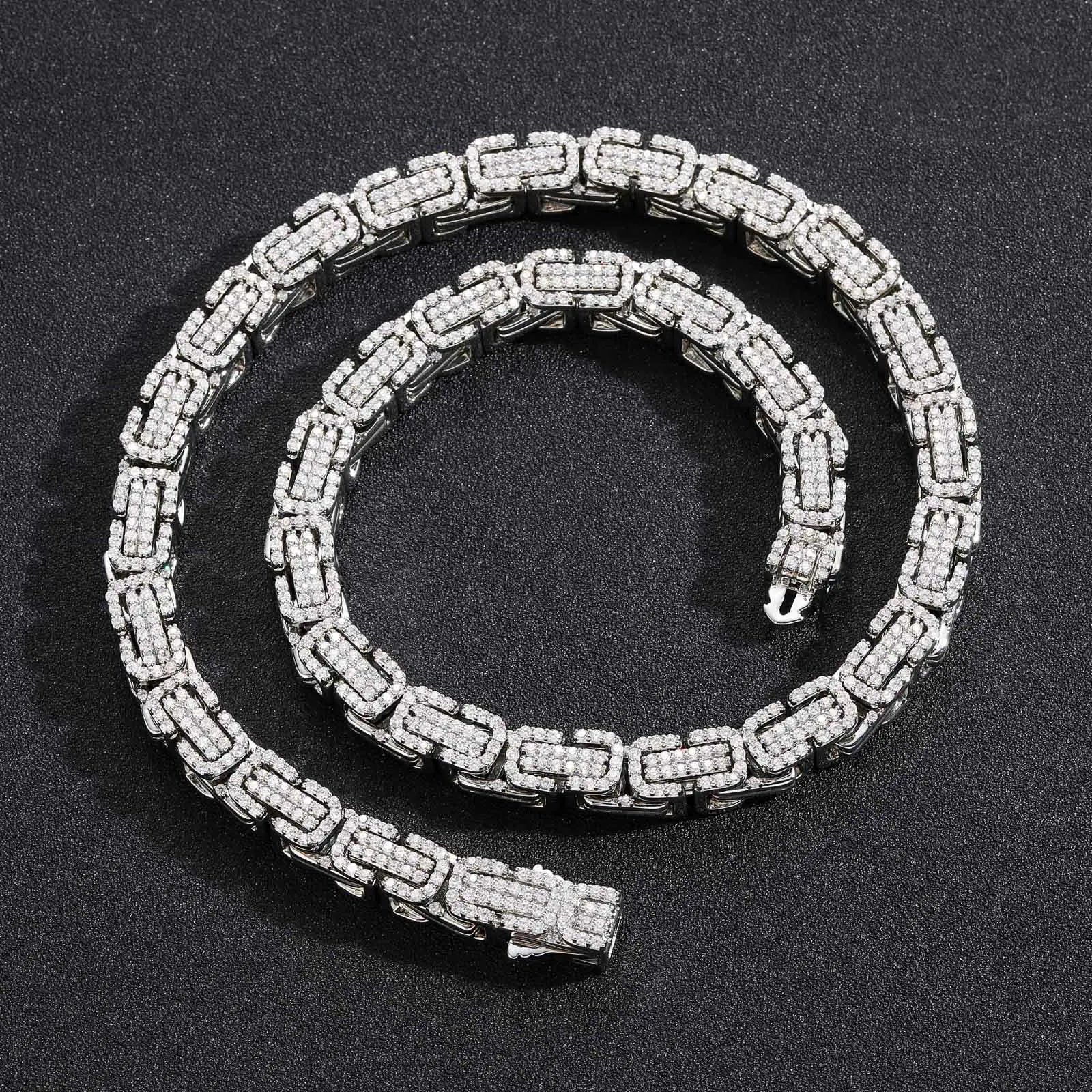 9MM 3D Iced Byzantine Chain