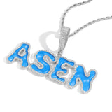 Custom Enamel Letter Pendant