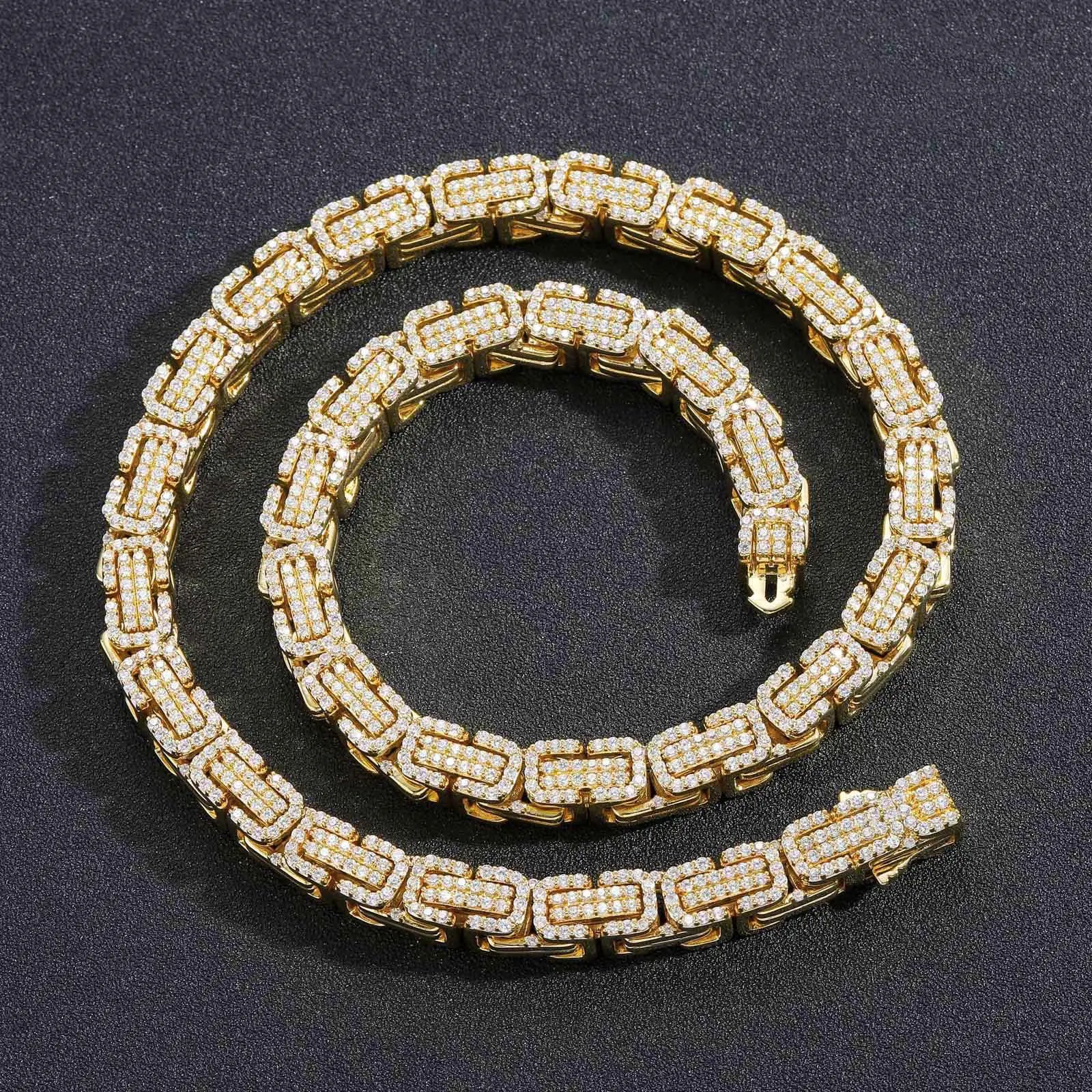 9MM 3D Iced Byzantine Chain