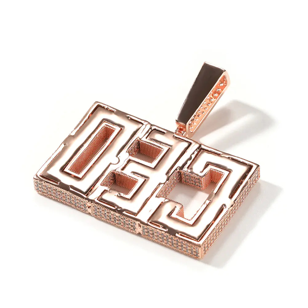 Custom 3D Letter Pendant