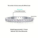 Moissanite Eternity Ring